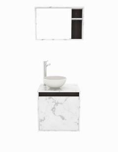 Imagen de Combo Gabinete De Baño KUSCO Y Botiquín Con Espejo