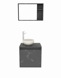 Combo Gabinete De Baño KUSCO Y Botiquín Con Espejo en internet