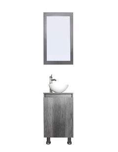 Gabinete De Baño Para Lavabo Con Espejo Decorativo GISLA