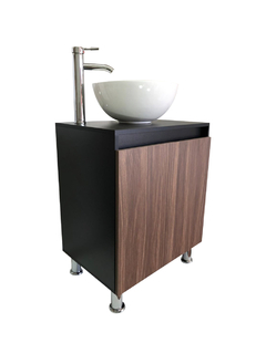 Imagen de Gabinete De Baño Para Lavabo Con Espejo Decorativo MAYA