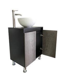 Imagen de Gabinete De Baño Para Lavabo Con Espejo Decorativo MAYA