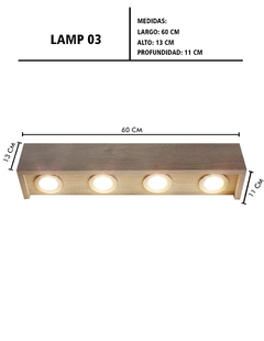 Lampara Para Interiores DALIL Con Cubrefoco Decorativo