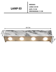 Lampara Para Interiores DALIL Con Cubrefoco Decorativo
