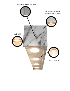 Lampara Para Interiores DALIL Con Cubrefoco Decorativo - comprar en línea