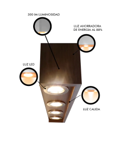 Lampara Para Interiores DALIL Con Cubrefoco Decorativo - comprar en línea