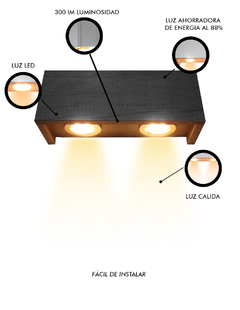 Imagen de Lámpara Para Interiores Con Cubre Foco Decorativo NIHAL