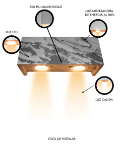 Lámpara Para Interiores Con Cubre Foco Decorativo NIHAL - comprar en línea