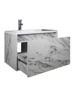 Gabinete De Baño TURNER Con Lavabo y Llave Minimalista