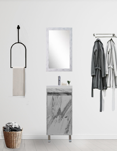Gabinete Para Baño NALA Con Lavabo Minimalista - Decomobil