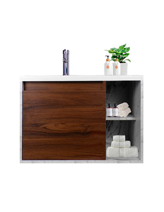 Gabinete De Baño CARLO Con Lavabo Y Llave Minimalista