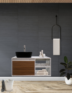 Gabinete Para Baño Con Lavamanos Y Monomando ODIN - Decomobil