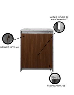 Gabinete De Baño VARENNA SIN Lavamanos Y Llave Minimalista - comprar en línea