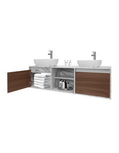 Gabinete De Baño DARCY De 140 Cm Minimalista Sin Lavamanos - tienda en línea