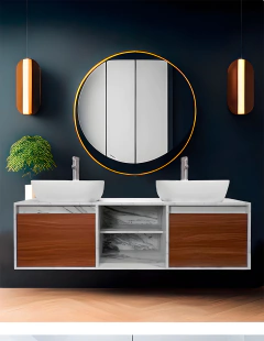 Gabinete De Baño DARCY De 140 Cm Minimalista Sin Lavamanos - comprar en línea