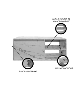 Gabinete Para Baño SIN Lavamanos Y Monomando MARBELLA - Decomobil