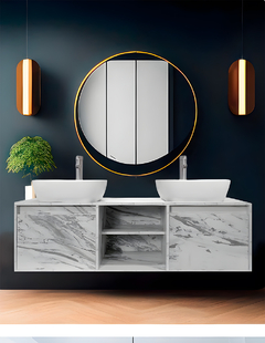Gabinete De Baño DARCY De 140 Cm Minimalista Sin Lavamanos - Decomobil
