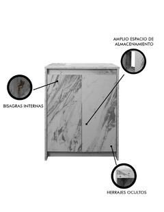 Gabinete De Baño VARENNA SIN Lavamanos Y Llave Minimalista - Decomobil