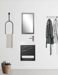 Gabinete De Baño ALYS Para Lavabo Flotante Minimalista. - tienda en línea