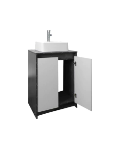 Imagen de Gabinete Para Baño Con Lavabo Y Llave VARENNA Minimalista
