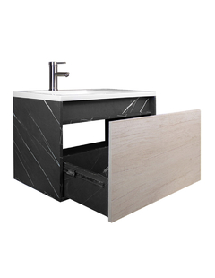 Gabinete De Baño TURNER Con Lavabo y Llave Minimalista
