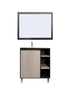 Gabinete Para Baño Con Lavabo FREYA Y Espejo Decorativo Decomobil - Decomobil