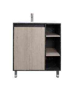 Gabinete Para Baño Con Lavabo FREYA Y Espejo Decorativo Decomobil - tienda en línea