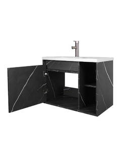 Gabinete De Baño CARLO Con Lavabo Y Llave Minimalista - tienda en línea