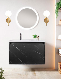 Gabinete De Baño RODRIGO Con Lavabo Y Llave Minimalista. - comprar en línea
