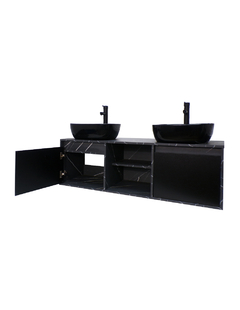 Gabinete De Baño Para Lavamanos Doble DARCY Minimalista - Decomobil