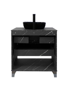 Gabinete De Baño Con Llave Y Lavabo Minimalista ROY - Decomobil