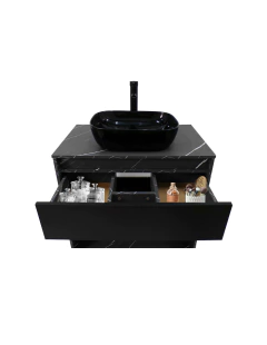 Imagen de Gabinete De Baño Con Llave Y Lavabo Minimalista ROY