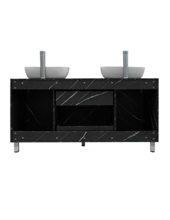 Gabinete Para Baño MÉDANO Con Doble Lavamanos Minimalista - tienda en línea