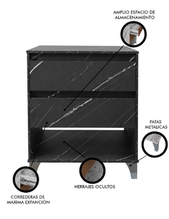 Gabinete De Baño Sin Llave Ni Lavabo Minimalista ROY SO - Decomobil
