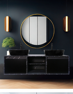 Gabinete De Baño DARCY De 140 Cm Minimalista Sin Lavamanos - Decomobil