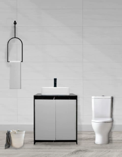 Gabinete Para Baño Con Lavabo Y Llave VARENNA Minimalista - tienda en línea