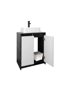 Imagen de Gabinete Para Baño Con Lavabo Y Llave VARENNA Minimalista