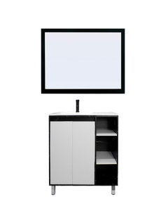 Gabinete Para Baño Con Lavabo FREYA Y Espejo Decorativo Decomobil