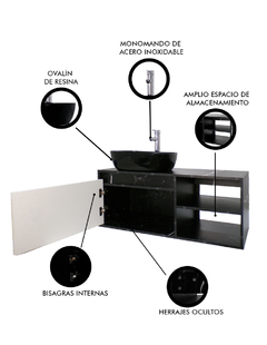 Gabinete Para Baño Con Lavamanos Y Monomando ODIN - comprar en línea