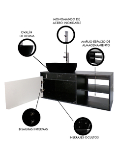 Gabinete Para Baño Con Lavamanos Y Monomando ODIN en internet