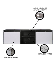 Gabinete De Baño DARCY De 140 Cm Minimalista Sin Lavamanos