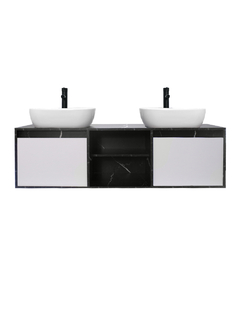 Gabinete De Baño Para Lavamanos Doble DARCY Minimalista - tienda en línea