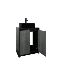Gabinete Para Baño Con Lavabo Y Llave VARENNA Minimalista - Decomobil