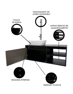 Gabinete Para Baño Con Lavamanos Y Monomando ODIN en internet