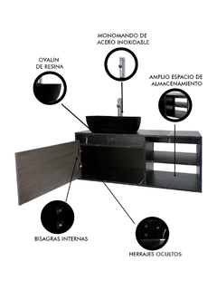 Gabinete Para Baño Con Lavamanos Y Monomando ODIN en internet