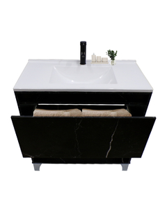 Imagen de Gabinete De Baño Con Lavabo HIMALAYA , Llave y Cajon Minimalista