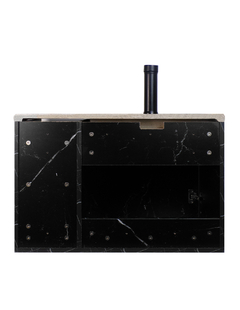 Gabinete De Baño CARLO Con Lavabo Y Llave Minimalista - Decomobil