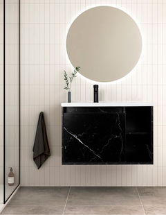 Gabinete De Baño CARLO Con Lavabo Y Llave Minimalista