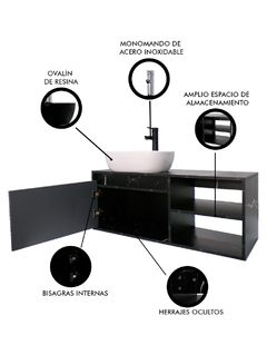 Gabinete Para Baño Con Lavamanos Y Monomando ODIN en internet