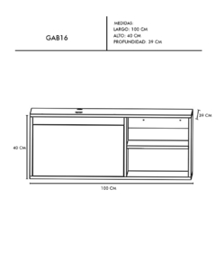 Gabinete Para Baño SIN Lavamanos Y Monomando MARBELLA - tienda en línea