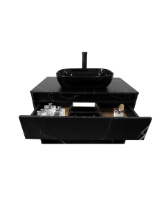 Imagen de Gabinete De Baño Con Llave Y Lavabo Minimalista ROY